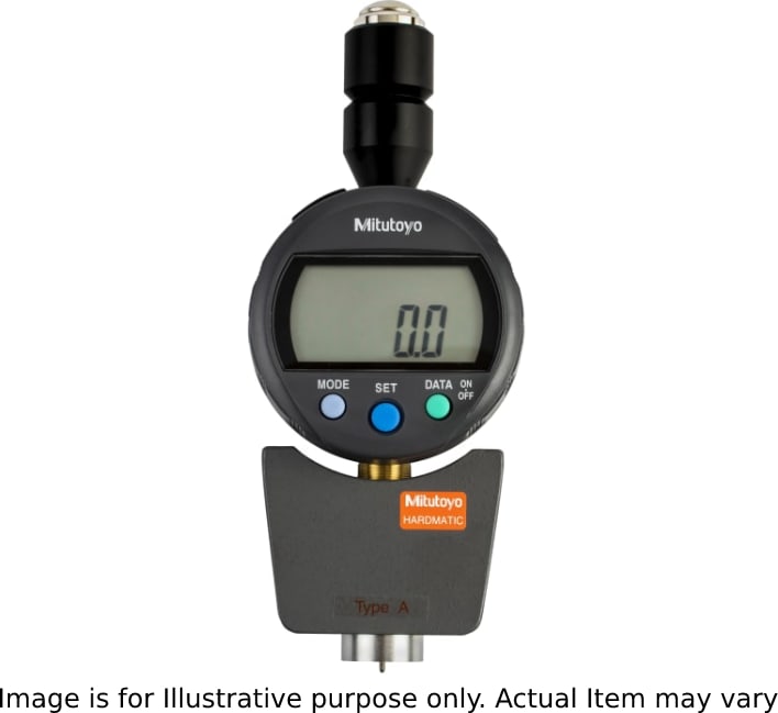 Mitutoyo HH-338-01 - Digital Hardmatic Durometer - Compact Type, Shore D (18mm Pressure Surface)