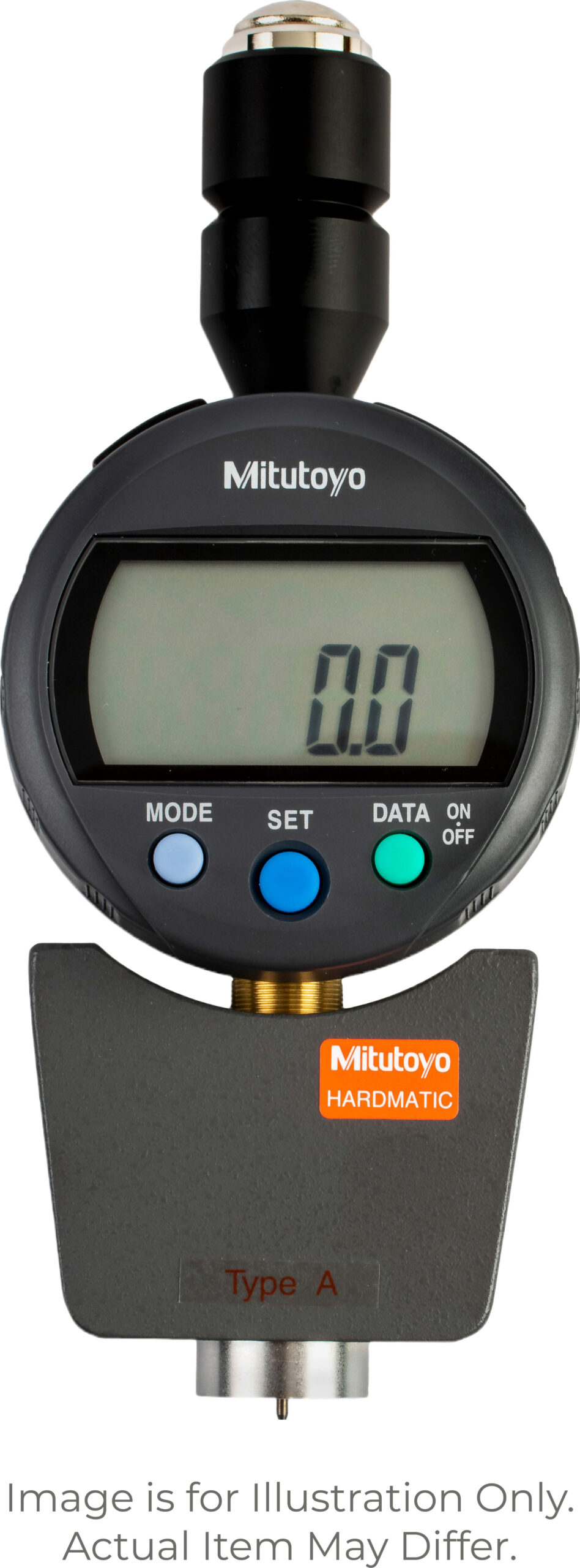 Mitutoyo HH-337-01 - Dial Hardmatic Durometer - Compact Type, Shore D (18mm Pressure Surface)