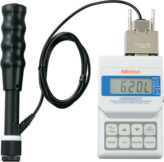 Mitutoyo HH-411 - Hardmatic Portable Hardness Testing Unit - Rebound Type