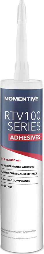 Momentive RTV108-Cartridge - Adhesive Sealant, 10.1 Oz Cartridge, Clear
