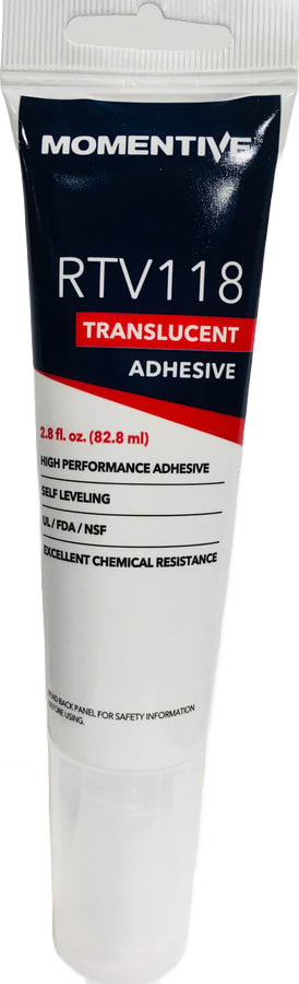 Momentive RTV118 - Adhesive Sealant, 2.8 Oz, Clear