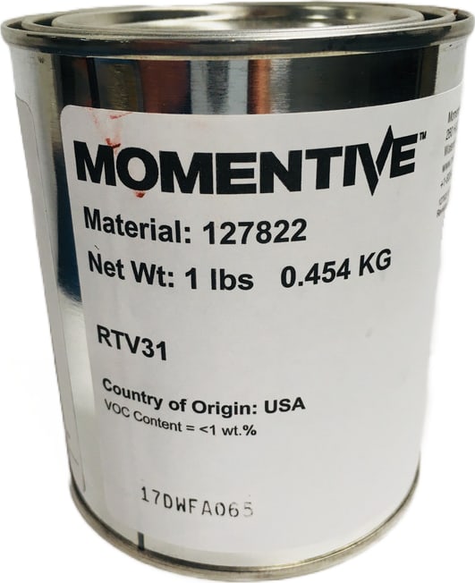 Momentive RTV31 - Silicone Elastomer Kit, 1 Can with 1 Tube