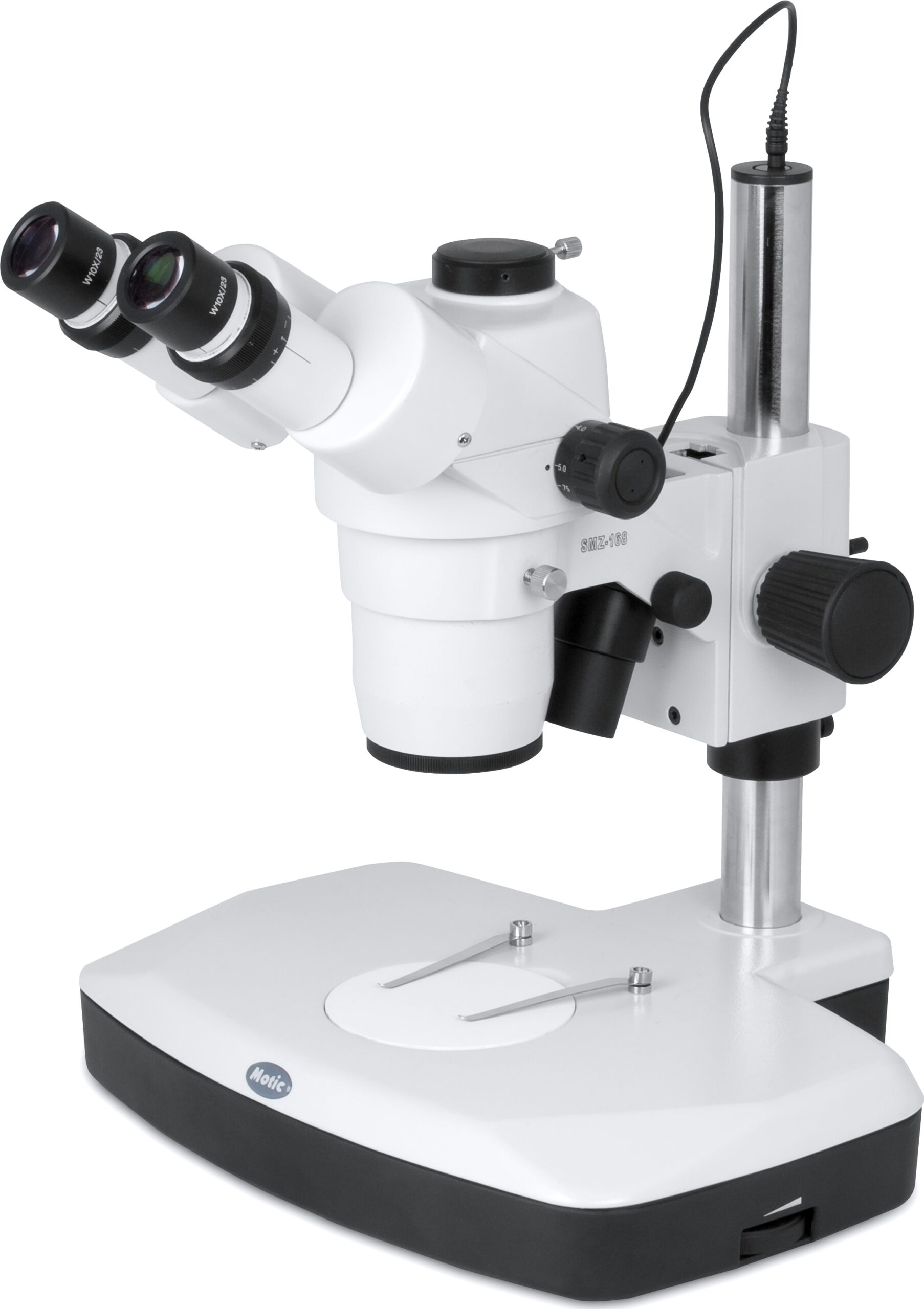 Motic SMZ-168T-LED Stereo Microscopes - Type (Microscopes): Stereo, Body Style: Trinocular, Illumination Type: LED