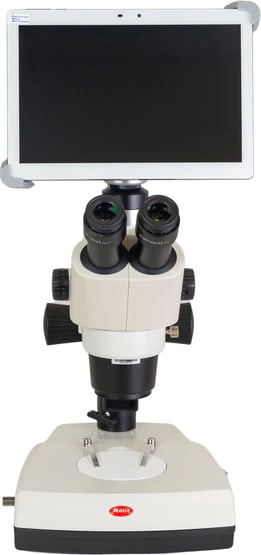 Motic SMZ-171-TLED + BTI10 - Stereo Trinocular Microscope with LED Illumination and Moticam BTI10 Bundle