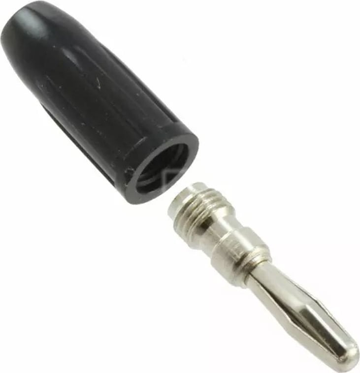 Mueller Electric BU-00246-0 Black Tapered Handle Banana Plug