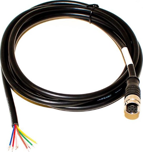 Mueller Electric BU-1406105 - 8-Position Female Receptacle to Wire Leads, 2m