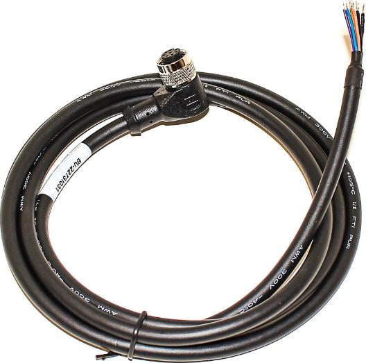 Mueller Electric BU-22731031 - 8-Position RA Female Receptacle Shielded to Wire Leads, 1.5m