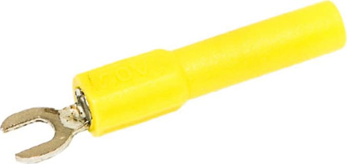 Mueller Electric BU-30211-4 Yellow Insulated Spade Lug