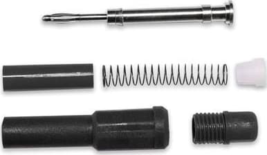 Mueller Electric BU-32604M-0 - Spring-loaded, Retractable Miniature Banana Plug (Black)
