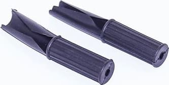 Mueller Electric BU-46PR-0L - Pair of Black Insulators for BU-46 Series Clips