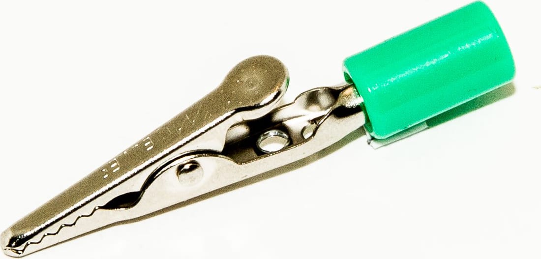 Mueller Electric BU-60HS-5 Green Alligator Steel Clip Acetate Handle and Screw