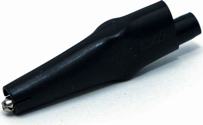 Mueller Electric BU-63X-0 Black Insulated Alligator Copper Clip