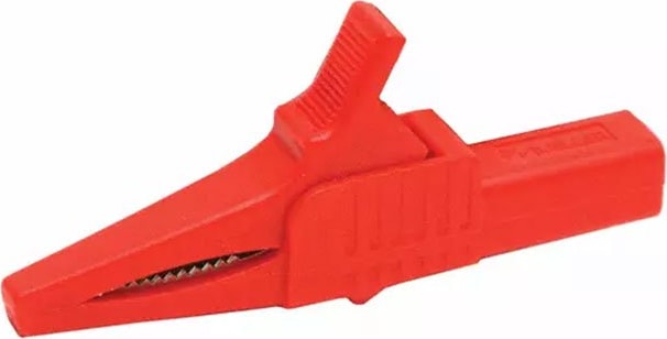 Mueller Electric BU-65-2 Heavy Duty, Large Jaw Alligator Clip Red