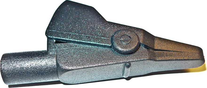 Mueller Electric BU-651-2 Red Shrouded Small Alligator Clip