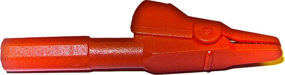 Mueller Electric BU-652-2 Red Small Safety Alligator Clip