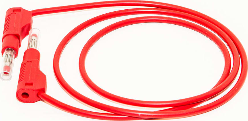 Mueller Electric BU-P4911B-12-2 Retractable, Stackable Banana Test Lead Red
