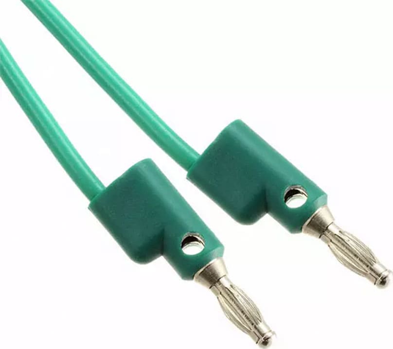 Mueller Electric BU-PB36-5 Test Lead, Stackable Banana Plugs on Each End