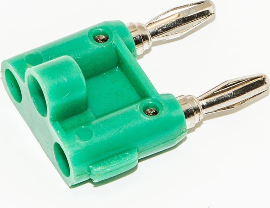 Mueller Electric BU-PMDP-5 Dual 4mm Banana Plug Green