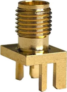 Mueller Electric BU-1420701851 - SMA Jack, PCB Edge Mount, Rectangular Contact