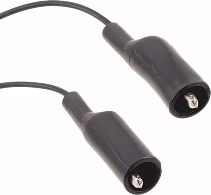 Mueller Electric BU-3030-A-24-0 Alligator Test Clip Patch Cord, 24'