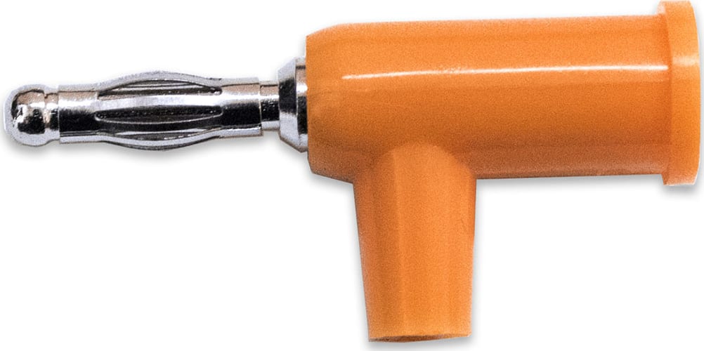 Mueller Electric BU-P1825-3 Stackable Banana Plug, Orange 15A