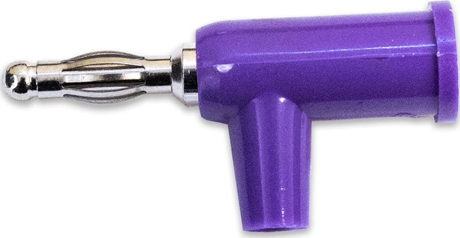 Mueller Electric BU-P1825-7 Stackable Banana Plug, Violet 15A