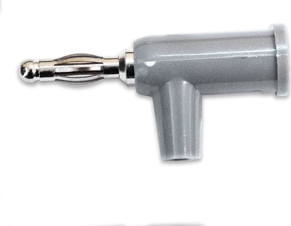 Mueller Electric BU-P1825-8 Stackable Banana Plug, Grey 15A