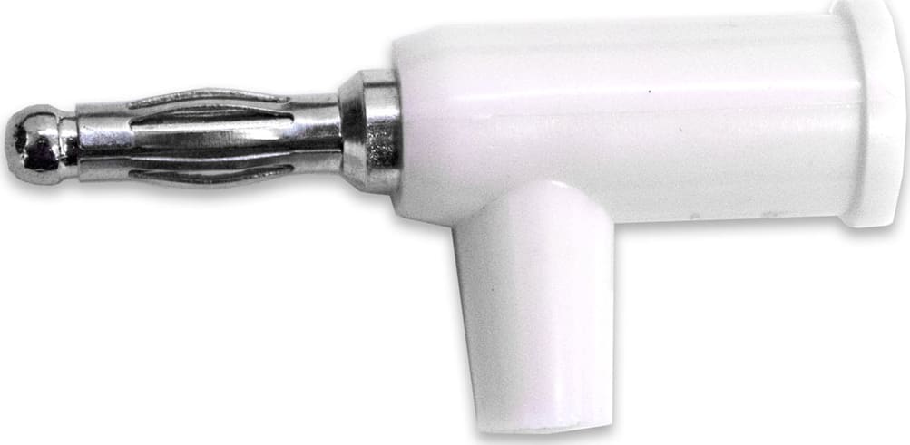 Mueller Electric BU-P1825-9 Stackable Banana Plug, White 15A