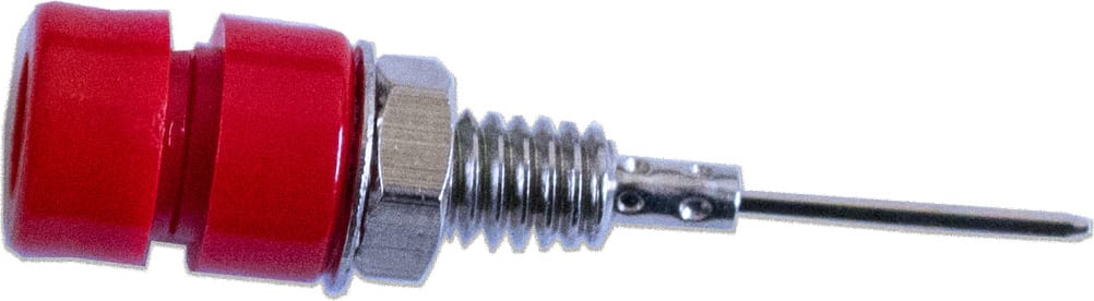 Mueller Electric BU-P4773-2 Pin Tip with Wire Wrap Red