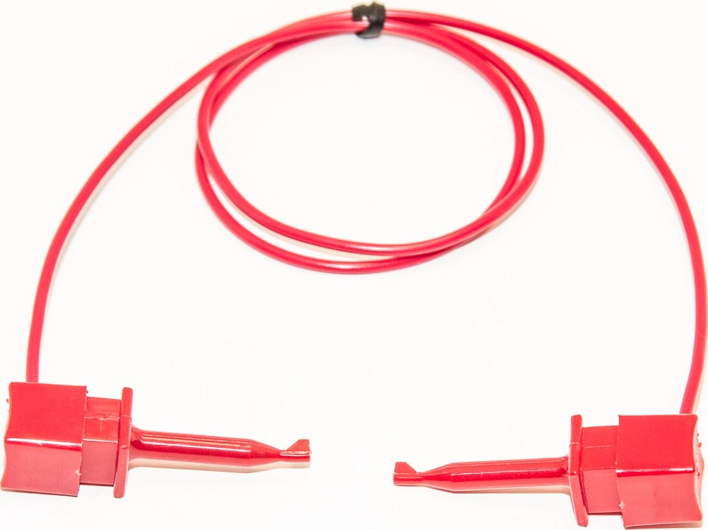 Mueller Electric BU-1010-A-36-2 Red Micro-Plunger Clip on Both Ends