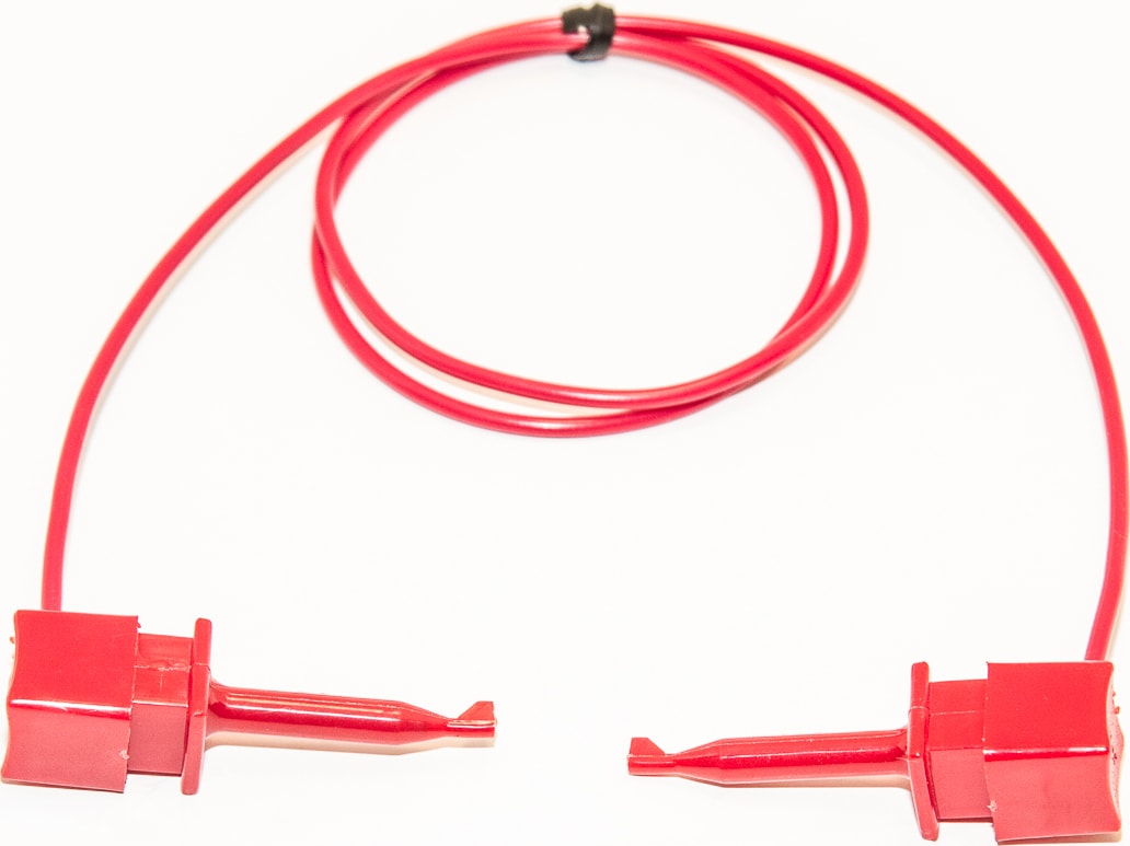 Mueller Electric BU-1010-A-48-2 Red Micro-Plunger Clip on Both Ends