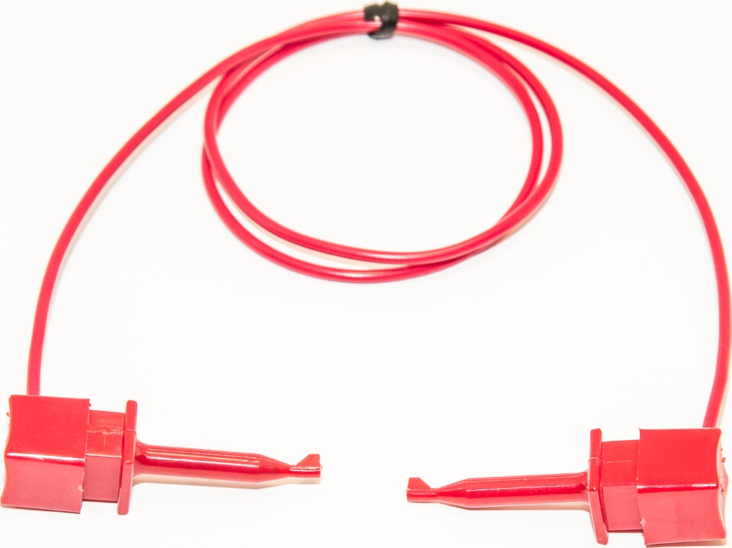 Mueller Electric BU-1010-A-60-2 Red Micro-Plunger Clip