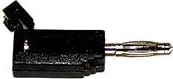 Mueller Electric BU-17-0 - Stackable 2mm Banana Plug, Black