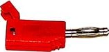 Mueller Electric BU-17-2 - Stackable 2mm Banana Plug, Red