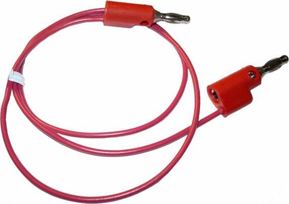 Mueller Electric BU-2020-A-12-2 Test Lead, Overmolded, Stackable 4mm Banana Plugs