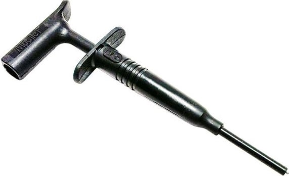 Mueller Electric BU-20432-0 Plunger Clamp Clip Black Right Angle Insulated
