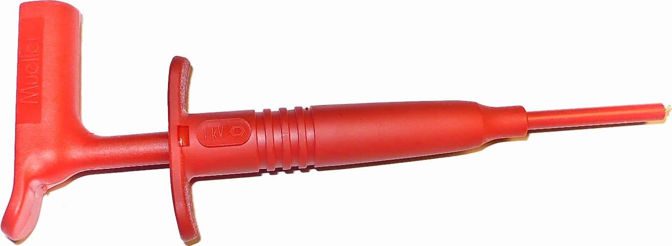 Mueller Electric BU-20432-2 Plunger Clamp Clip Red Right Angle Insulated