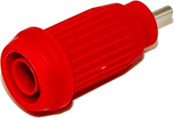 Mueller Electric BU-31602-2 Red Pressfit Insulated Banana Jack