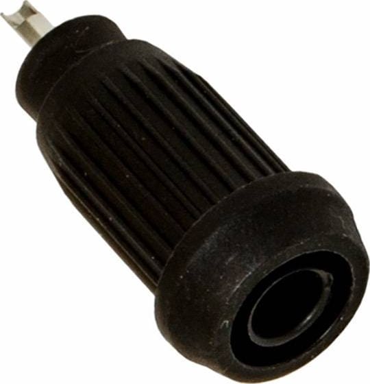 Mueller Electric BU-31605-0 Black Pressfit Insulated Banana Jack-solder cup terminal