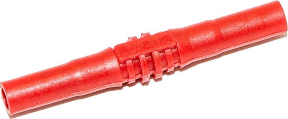 Mueller Electric BU-32601-2 Insulated Banana Coupling Red