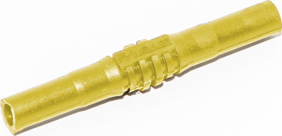 Mueller Electric BU-32601-4 Banana Coupling Yellow Insulated