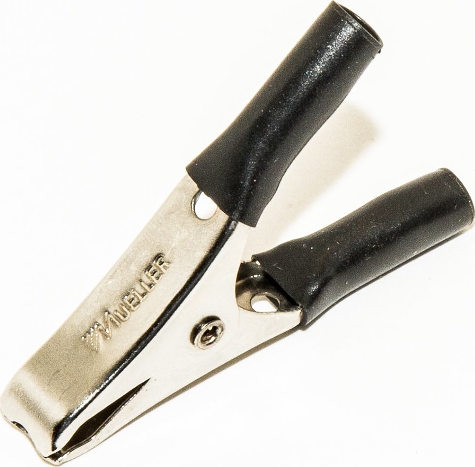 Mueller Electric BU-40A-0 15 Amp Black Micro-Plier-Type Steel Clip