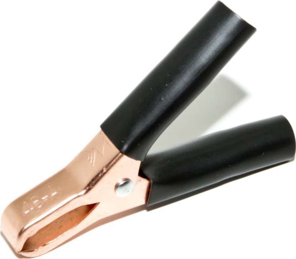 Mueller Electric BU-46C-0 Solid Copper Miniature Battery Clip with Insulators