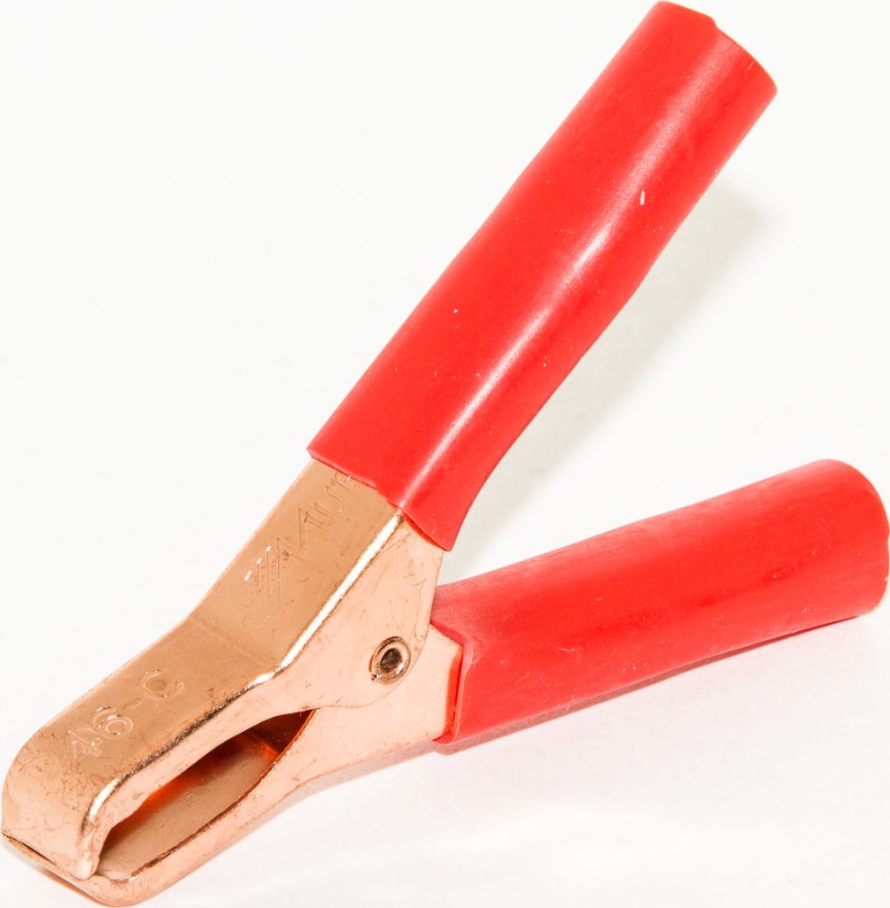Mueller Electric BU-46C-2 Red Miniature Plier-Type Copper Clip