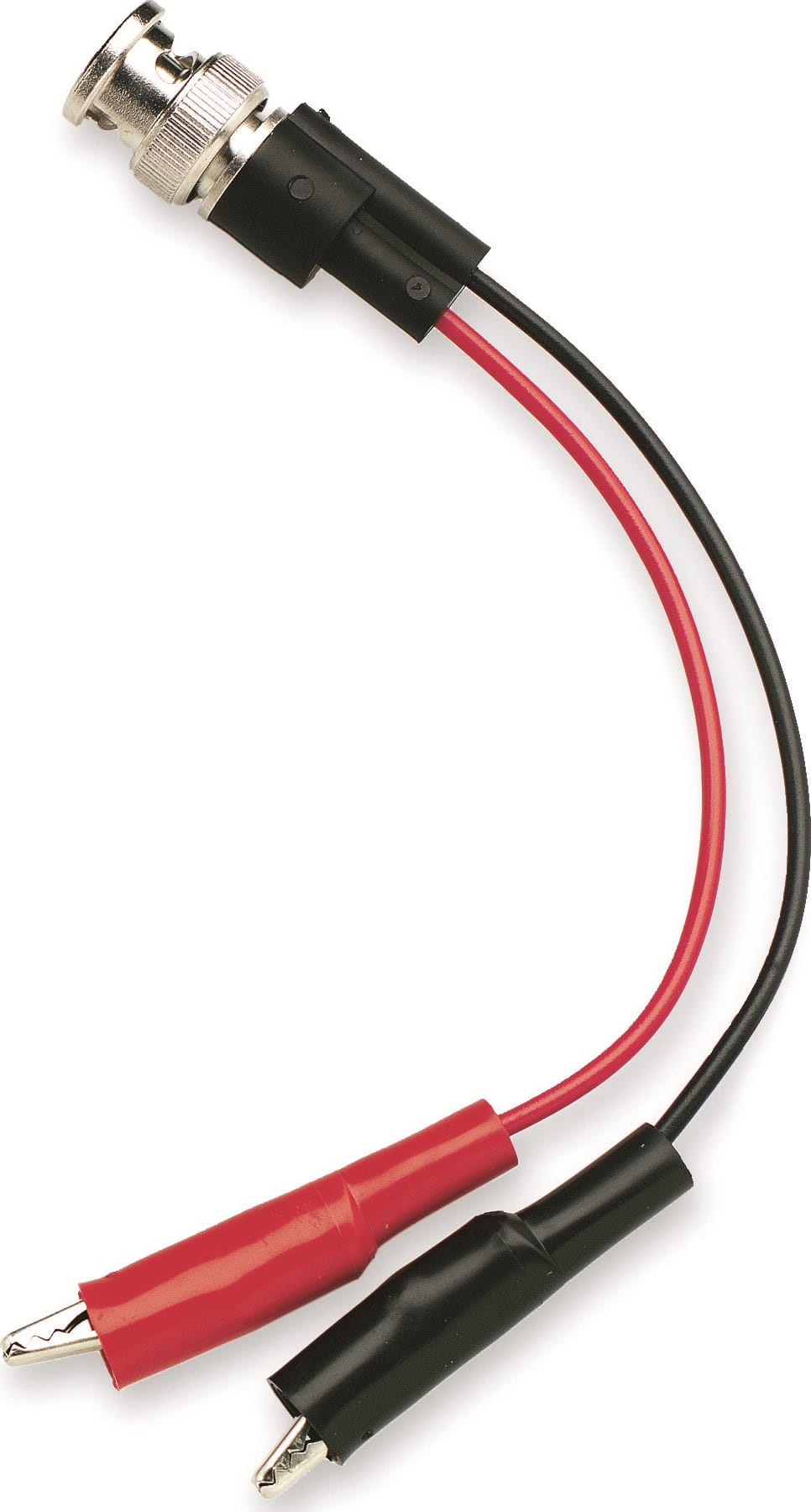 Mueller Electric BU-5131-A-4-0 Insulated Mini-Alligator Clips, BNC Male Breakout