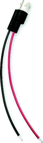 Mueller Electric BU-5200-A-4-0 Black BNC Female Breakout Style to Tinned End Wires