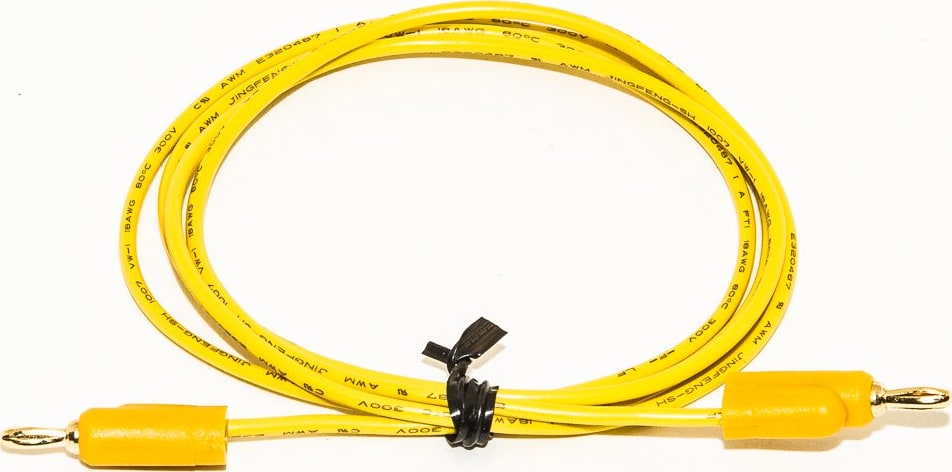 Mueller Electric BU-P1081-12-2 Mini-Banana Test Lead, Stackable