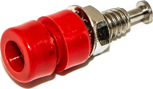 Mueller Electric BU-P2142-2 Red 10PK Mini Banana Jack