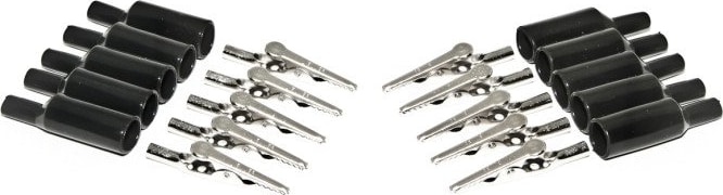 Mueller Electric BU-P2240-0 Insul. Black 10PK Alligator Clip