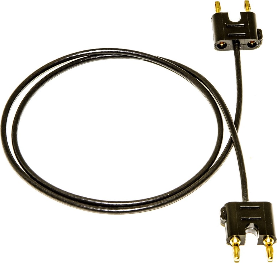 Mueller Electric BU-P2247-K-36 RJ174 Black 36' Plug Double Mini Banana